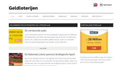 Desktop Screenshot of geldloterijen.nl