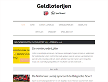 Tablet Screenshot of geldloterijen.nl